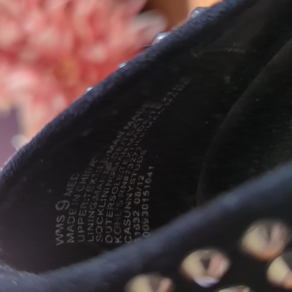 Candies Velvet Platform High Heel Rhinestone Peep Toe Pumps - Picture 13 of 13